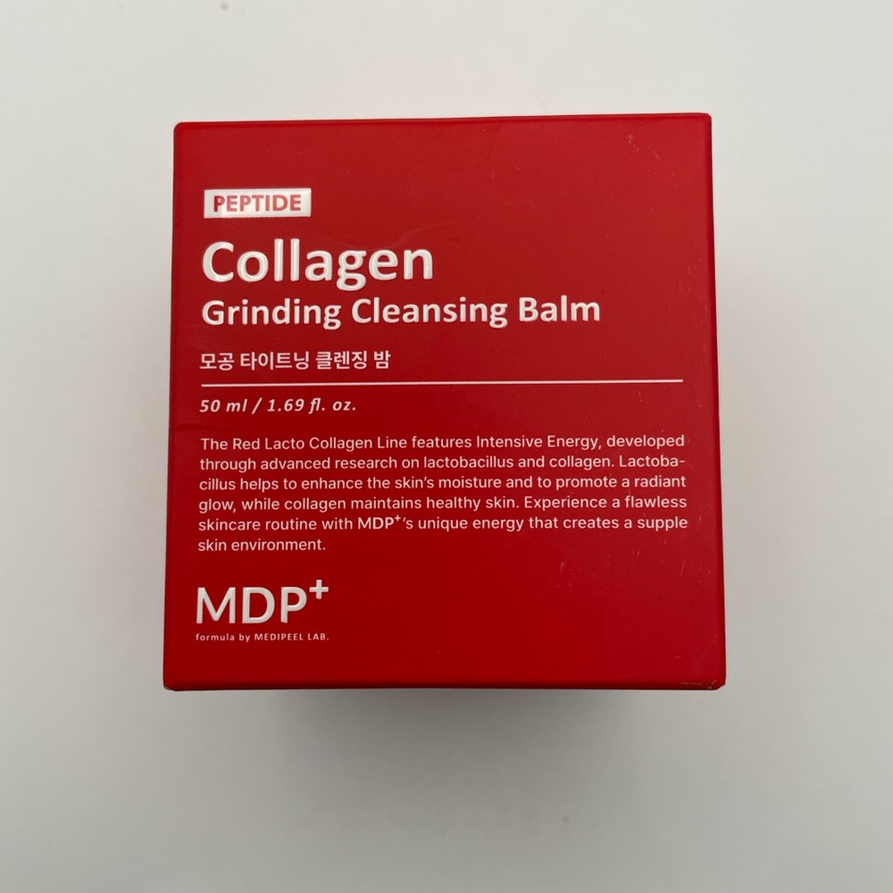 BNWT MDP+ RED Lacto Collagen Grinding Cleansing Balm